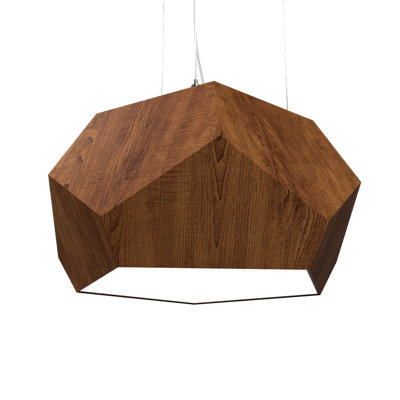 Luminaire suspendu géométrique simple à 1 lumière