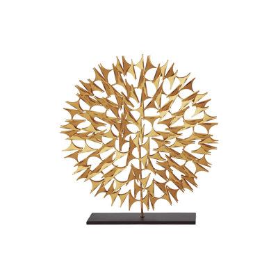 Gold Cosmos Sculpture