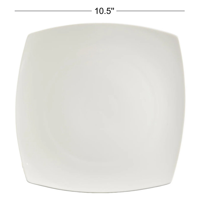 Assiette plate 10,5 po White Tie Casablanca