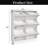 41-Inch Modern Shoe Cabinet With 6 Flip-Down Drawers — 3-Tier Freestanding Shoe Rack With Adjustable Shelves & 3 Hooks-499511499