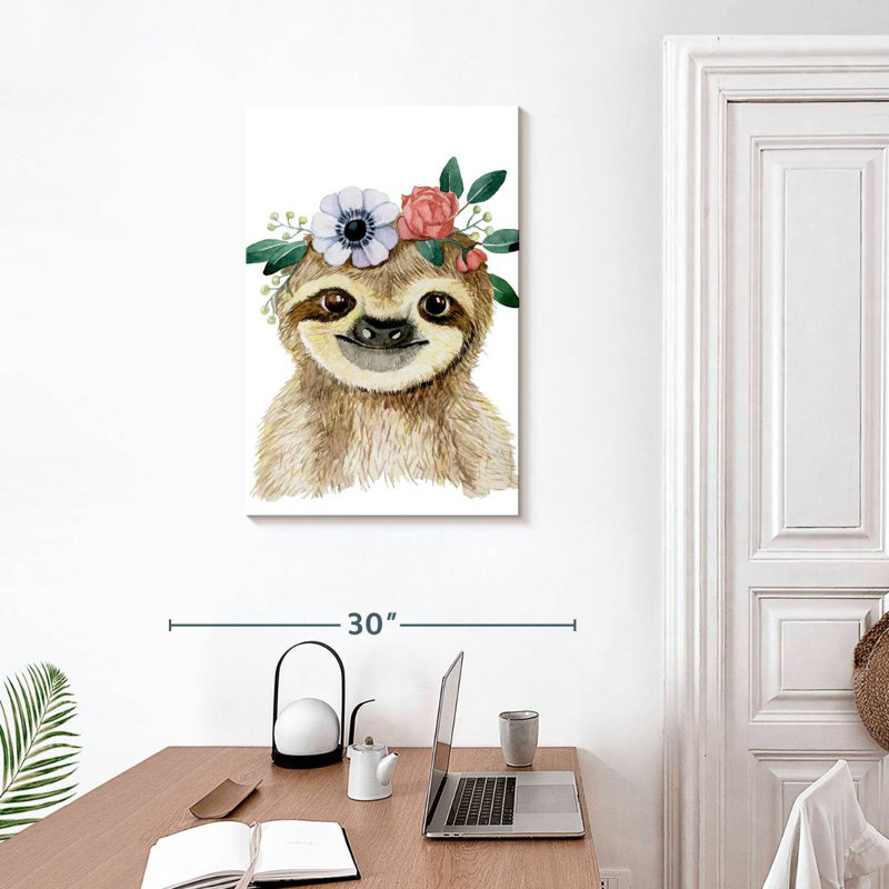 Brampt Cute Sloth, 30" H x 20" W