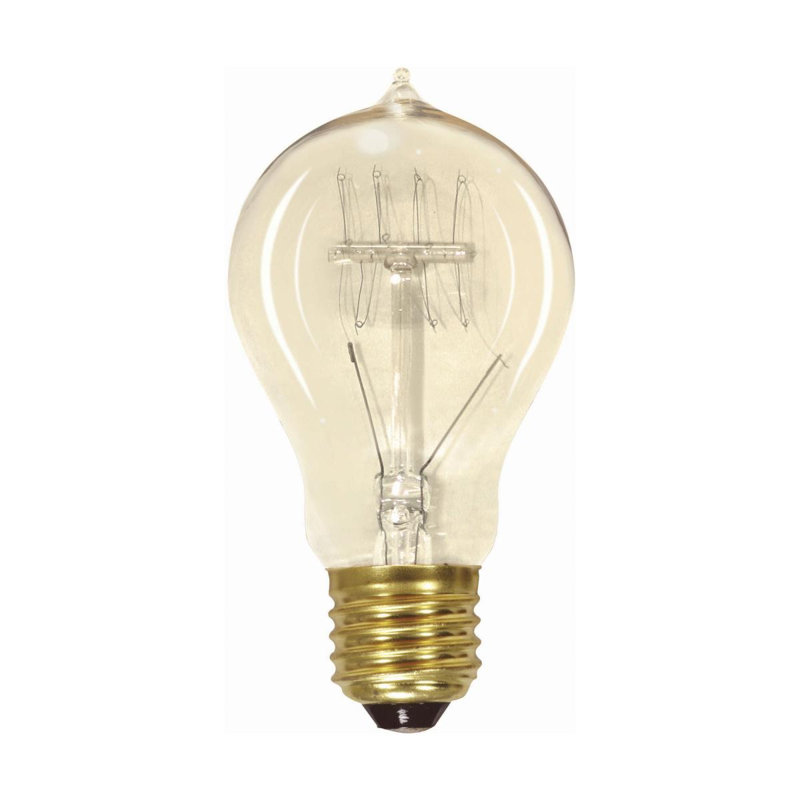 Ampoule incandescente à culot moyen A19 de 60 W à culot moyen rétro (E26) Edison