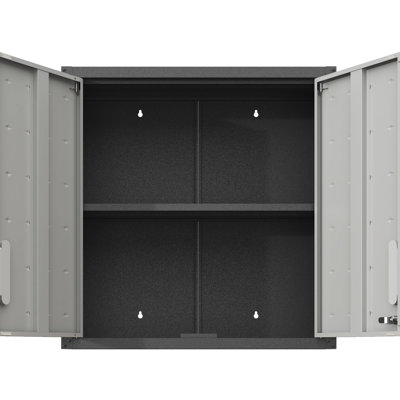Metal Cabinet For Garage, Warehouse, Office With Lock And Shelf Storage Office, Warehouse Door