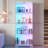 4-Tier Glass Display Cabinet With RGB Sensor Light And Lock-1066826808