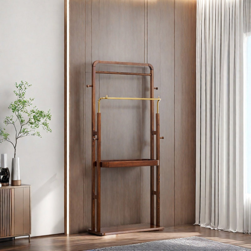 Portemanteau en bois massif grande capacité