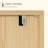 Buffet, armoire d'appoint avec tablettes réglables