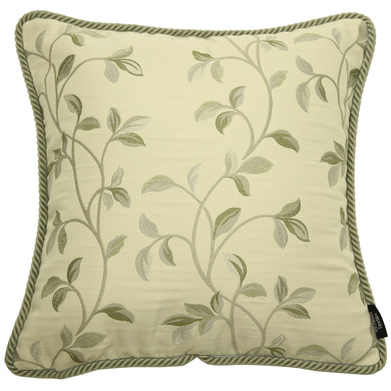 Choate Floral Square Cushion Cover, 43 x 43cm, Natural