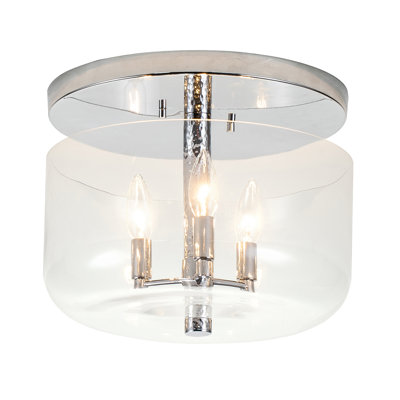 Plafonnier encastré martelé 3 lumières Julea