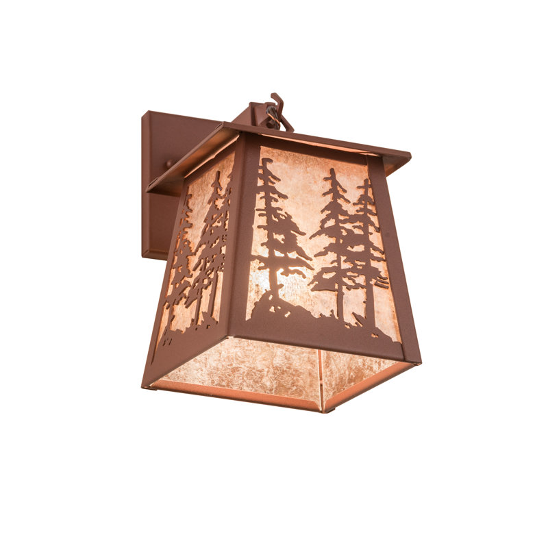 Stillwater - Light Outdoor Wall Lantern, Rust