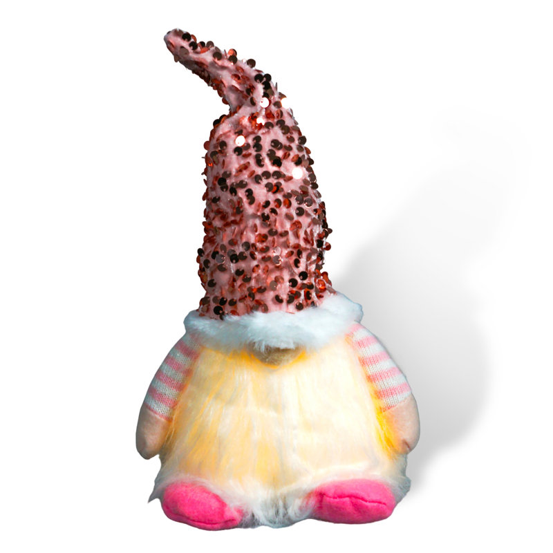 Henault Christmas Stuffed Holiday Accent, Pink