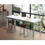 Grand bureau d'ordinateur, bureau d'ordinateur de jeu avec un design moderne, bureau d'ordinateur de bureau.-1162997071-1162997068