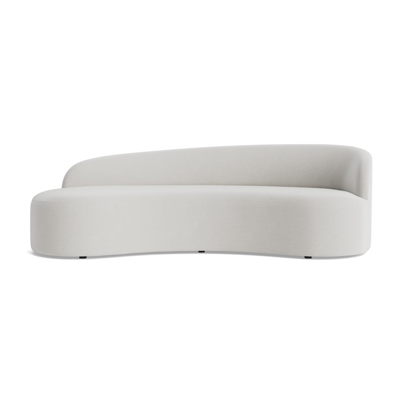 Sofia Right Arm Sofa, Performance Velvet - Silver
