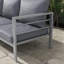 Oringas 185cm Wide Straight Patio Sofa with Cushions
