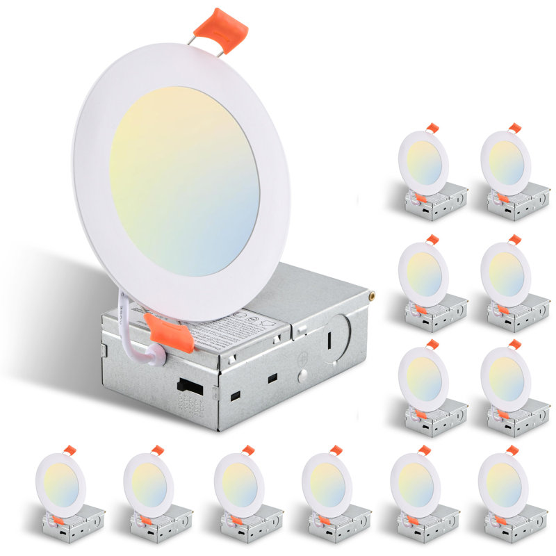 4" LED Recessed Ceiling Light (12-Pack )