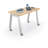Compass Makerspace Activity Table with Rectangle Butcher Block Top 36"H Base-59181845