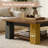 39.4-inch 2-tier Square Coffee Table
