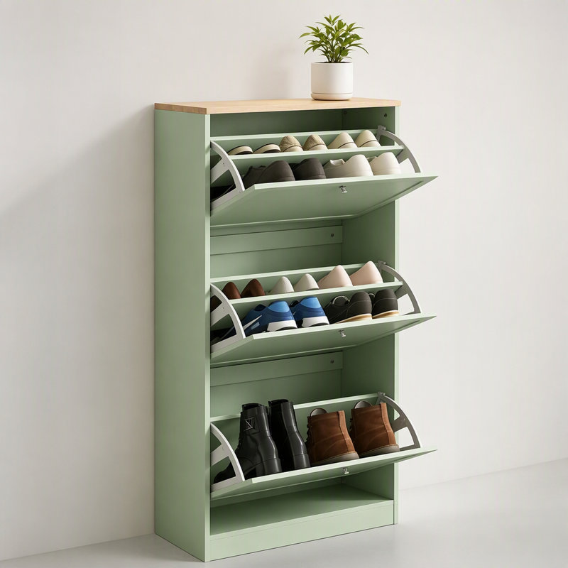 Meuble à chaussures élégant et fonctionnel, organisateur d'entrée peu encombrant avec étagères réglables et design moderne