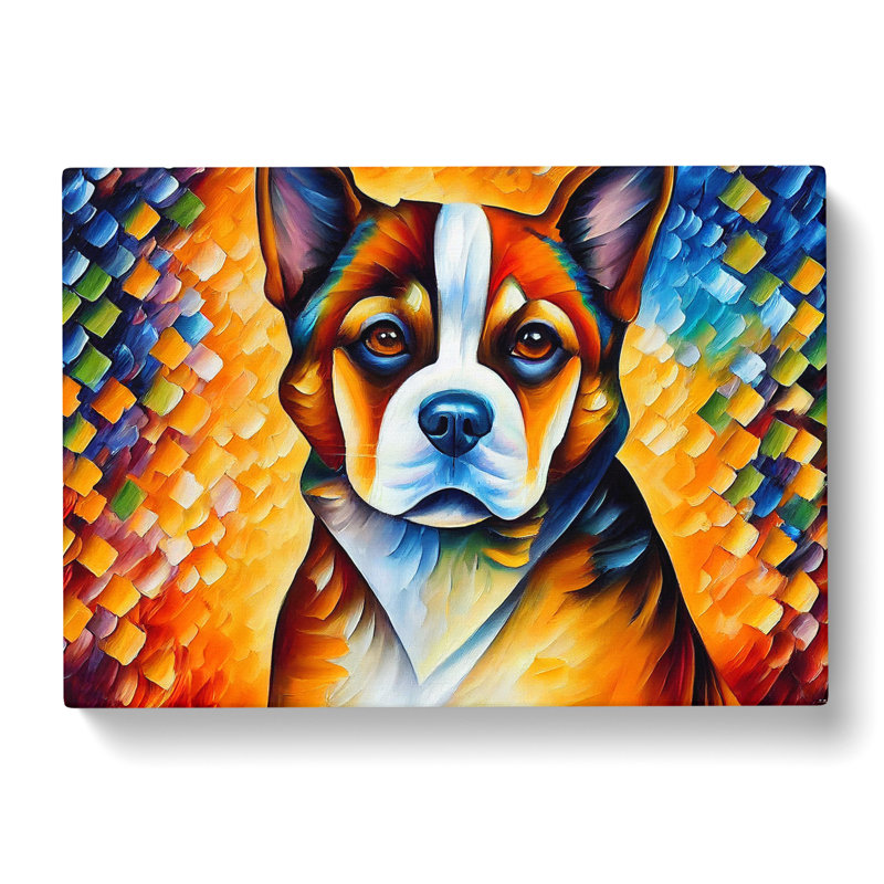 Dog Vol.1 Abstract - Wrapped Canvas, 35cm H x 50cm W x 3cm D