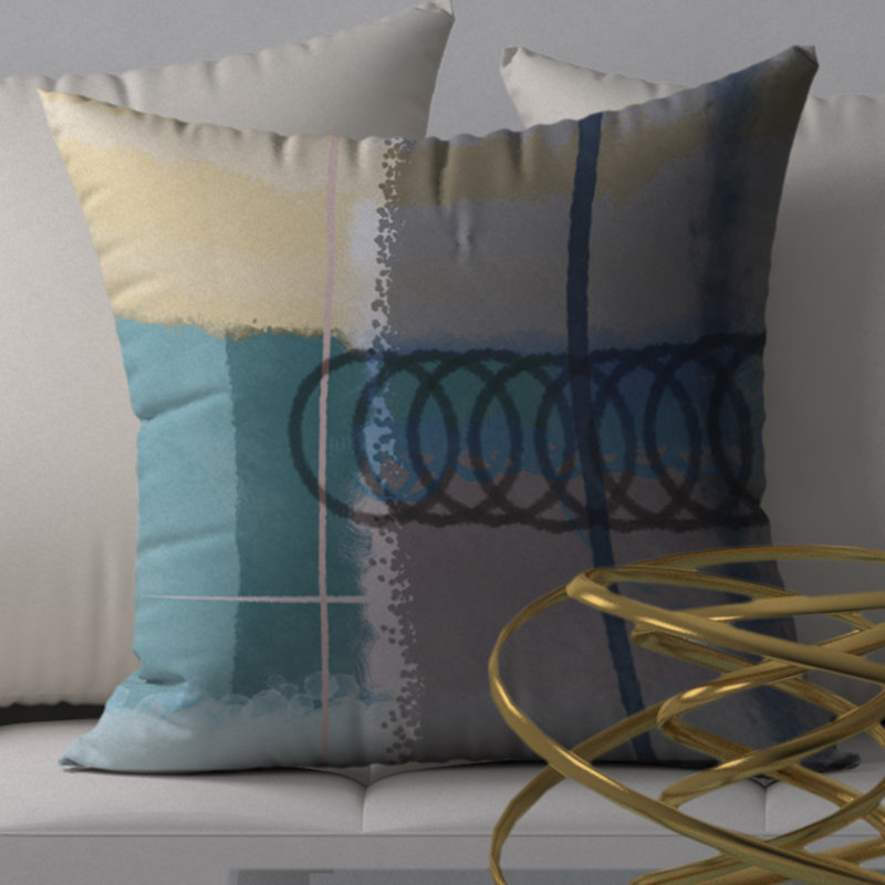 Housse de coussin décorative carrée Matchless comfy, 18" x 18"