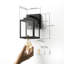 Matte Black 18.6cm H Outdoor Sconce