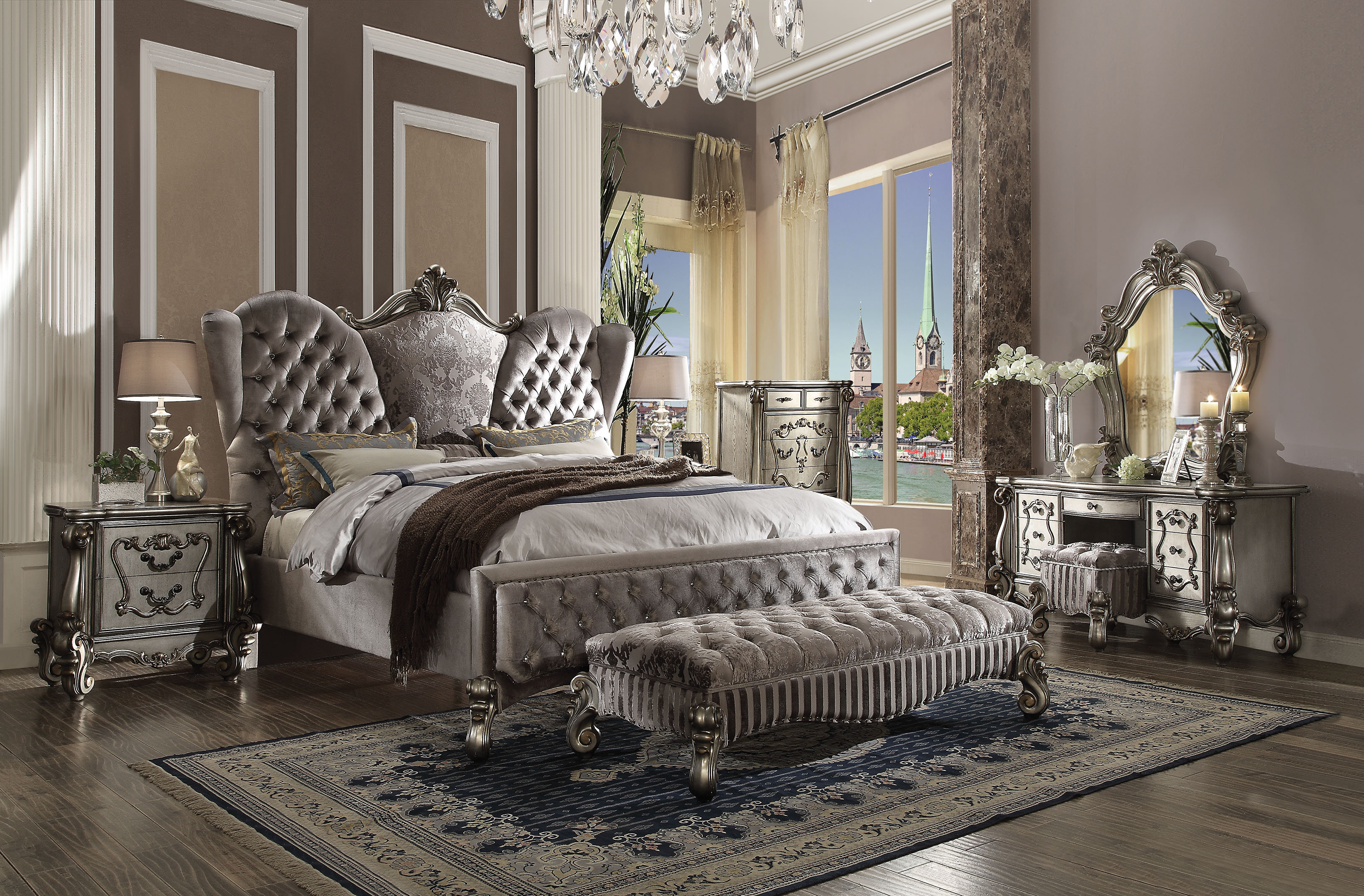 Welton upholstered standard bed discount