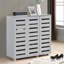 Euston 15 Pair 3 Door Shoe Storage Cabinet Modern-134505238
