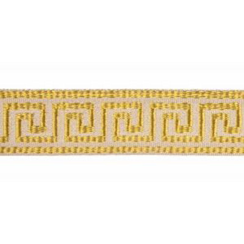 Tissu Jacquard Tapes, Jaune / beige