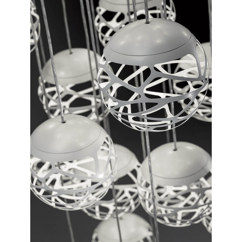 Lodes Kelly Cluster Suspension Lamp Line-V, Matte White