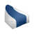 Blanc / bleu royal / blanc
