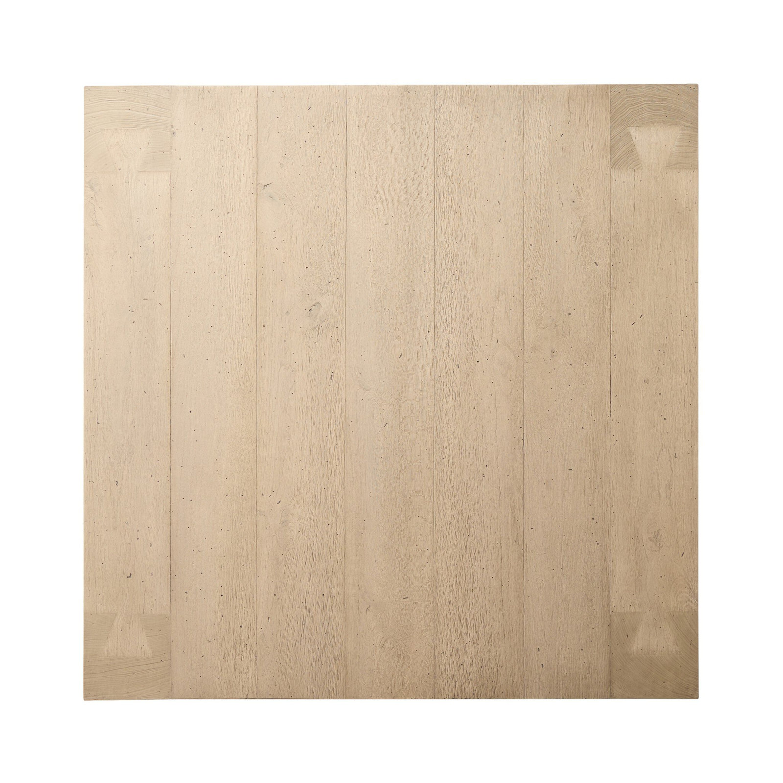 Lockney Single Coffee Table, Whitewash Rustic Wormwood Oak