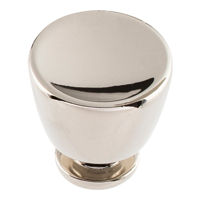 Tiki Hut 1 1/4" Diameter Round Knob, Polished Nickel, 1 1/8"