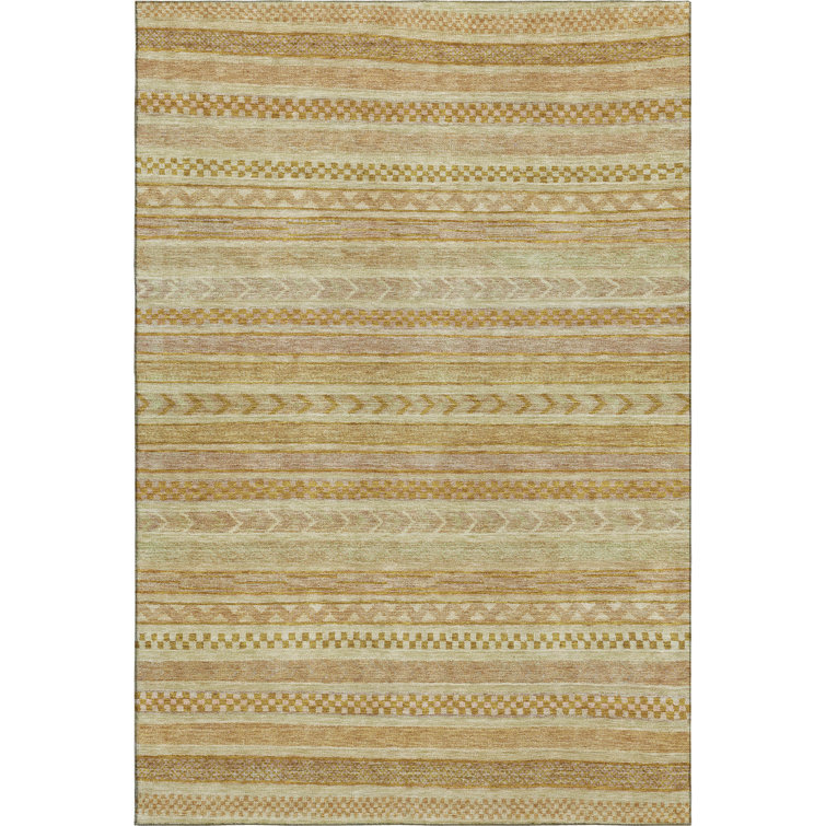 Premium Machine Washable Marasco AMF1625 Stripes Rug
