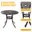 Table bistro d'extérieur pour jardin Merrimack, bronze