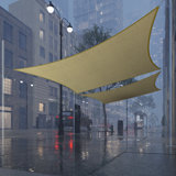 Royal Shade Waterproof 7' x 12' Rectangle Shade Sail With Hardware Kit