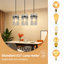 3 - Light Glass Cylinder Pendant-1770855559