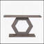 Table d'entrée sophistiquée avec structure de pieds innovante et finition de qualité supérieure pour diverses pièces-12750280