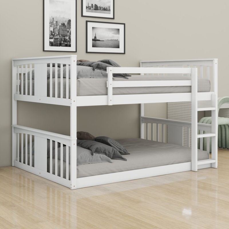 Bailey-Joe Standard Bunk Bed, White, Full Over Full