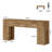 71" Farmhouse Console Table For Entryway, Long Sofa Table Behind Couch-129906971