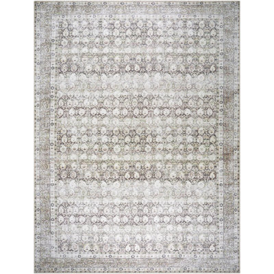 Vivir X Livabliss Lorelai Sterling Grey Machine Washable Area Rug