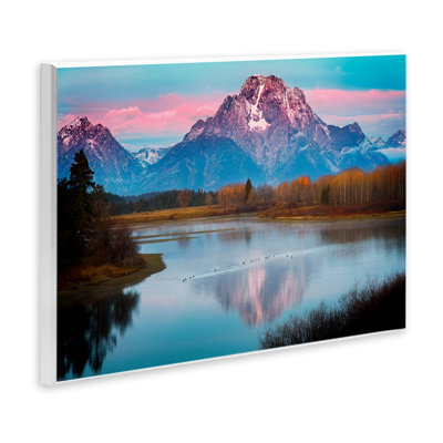 «Vast Mountain Lake», reproduction d'art sur plaque murale par Rick Berk