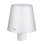"Luce" LED Bottle Lamp, black, 5.25" x 4.25" dia.