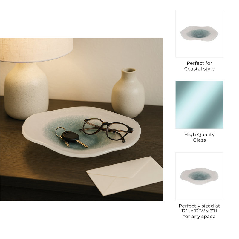 Handmade Glass Decorative Bowl