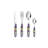 Excelsa Kimono Cutlery Set Multicolor 24 Pieces