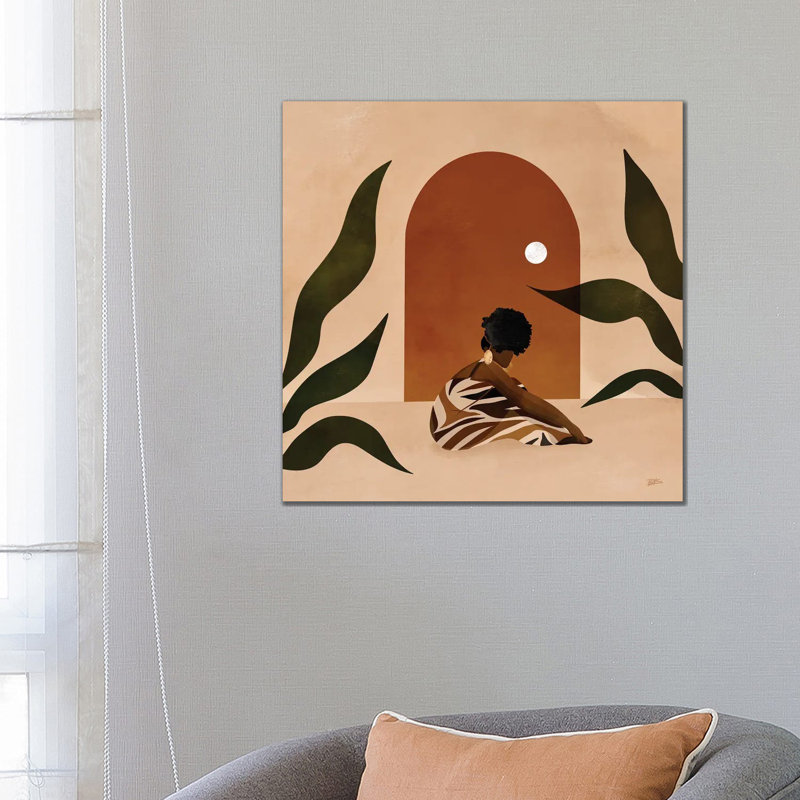 «Golden» par Bria Nicole - impression sur toile tendue, H 12 po x l 12 po x P 0,75 po