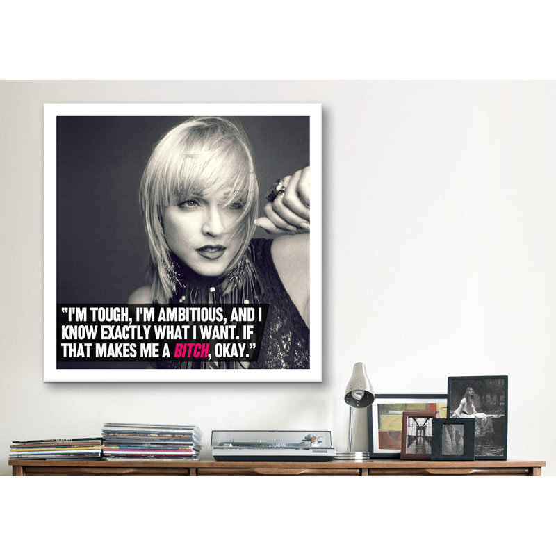 « madone quot », impression sur toile, H 18 po x l 18 po x P 0,75 po