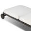 Chaise longue d'extérieur en aluminium REINE