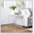 Rectangular Coffee Table with Manufactured Wood Table Topand Shelf