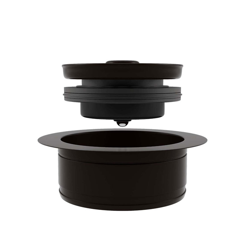 Lexicon Disposal Flange for Quartz Kitchen Sink with Decorative Matte Finish Fits 3.5 Inch Drain Hole