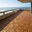Carreaux de terrasse en teck emboîtables 12 po x 12 po Bare Decor, ensemble de 10 pieds carrés