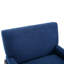 Fauteuil moderne incliné avec structure en métal-333645174